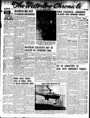 Waterloo Chronicle (Waterloo, On1868), 17 Mar 1955