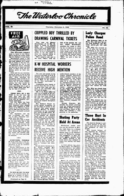 Waterloo Chronicle (Waterloo, On1868), 3 Nov 1955