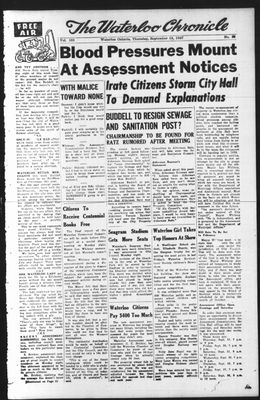 Waterloo Chronicle (Waterloo, On1868), 19 Sep 1957