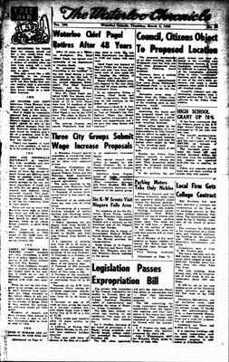 Waterloo Chronicle (Waterloo, On1868), 6 Mar 1958