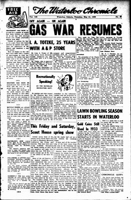 Waterloo Chronicle (Waterloo, On1868), 21 May 1959