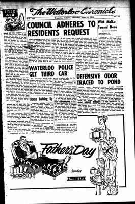 Waterloo Chronicle (Waterloo, On1868), 18 Jun 1959