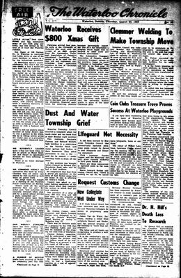 Waterloo Chronicle (Waterloo, On1868), 20 Aug 1959