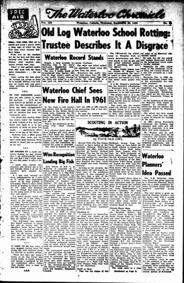 Waterloo Chronicle (Waterloo, On1868), 10 Sep 1959