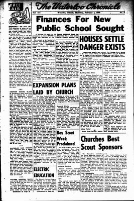 Waterloo Chronicle (Waterloo, On1868), 4 Feb 1960