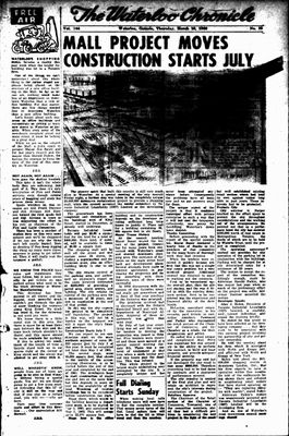 Waterloo Chronicle (Waterloo, On1868), 10 Mar 1960