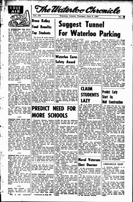 Waterloo Chronicle (Waterloo, On1868), 2 Jun 1960