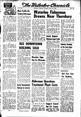 Waterloo Chronicle (Waterloo, On1868), 18 May 1961