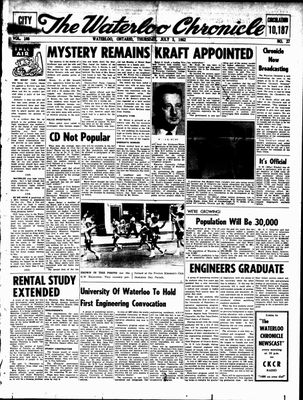 Waterloo Chronicle (Waterloo, On1868), 5 Jul 1962