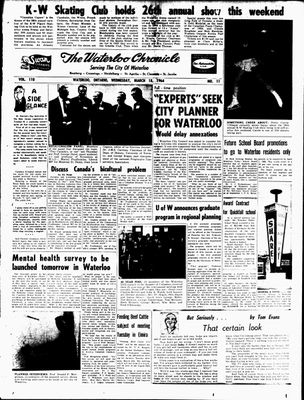 Waterloo Chronicle (Waterloo, On1868), 18 Mar 1964