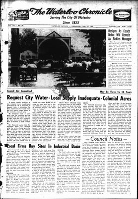 Waterloo Chronicle (Waterloo, On1868), 21 Jul 1965