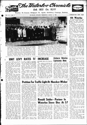 Waterloo Chronicle (Waterloo, On1868), 16 Mar 1966