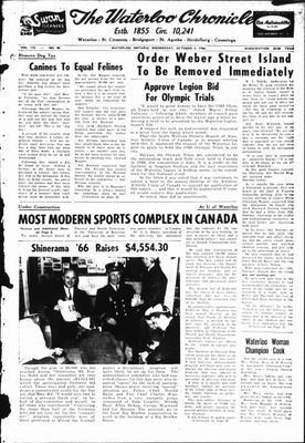 Waterloo Chronicle (Waterloo, On1868), 5 Oct 1966