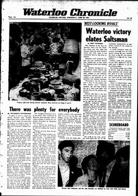 Waterloo Chronicle (Waterloo, On1868), 26 Jun 1968