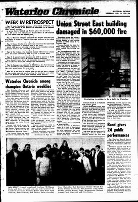 Waterloo Chronicle (Waterloo, On1868), 12 Feb 1970