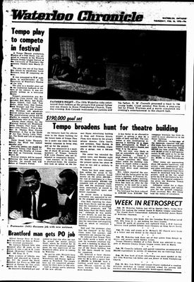 Waterloo Chronicle (Waterloo, On1868), 26 Feb 1970