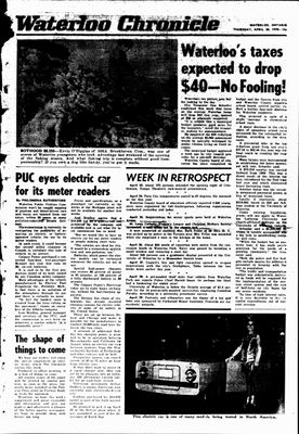 Waterloo Chronicle (Waterloo, On1868), 30 Apr 1970