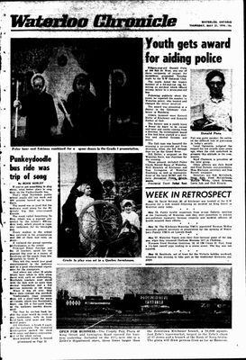 Waterloo Chronicle (Waterloo, On1868), 21 May 1970