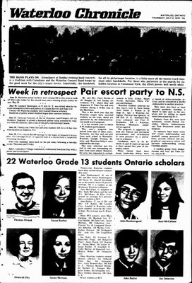 Waterloo Chronicle (Waterloo, On1868), 2 Jul 1970