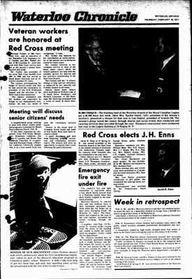 Waterloo Chronicle (Waterloo, On1868), 18 Feb 1971