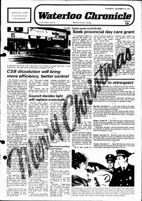 Waterloo Chronicle (Waterloo, On1868), 23 Dec 1971