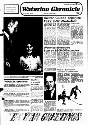 Waterloo Chronicle (Waterloo, On1868), 30 Dec 1971