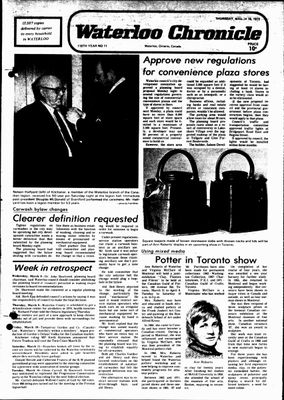 Waterloo Chronicle (Waterloo, On1868), 16 Mar 1972