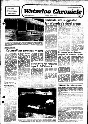 Waterloo Chronicle (Waterloo, On1868), 30 Mar 1972