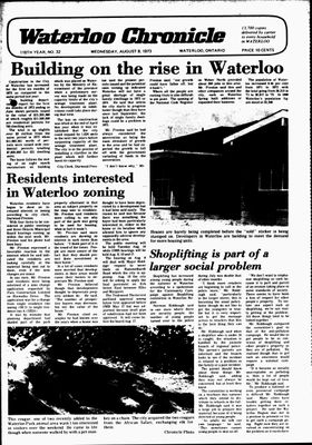 Waterloo Chronicle (Waterloo, On1868), 8 Aug 1973