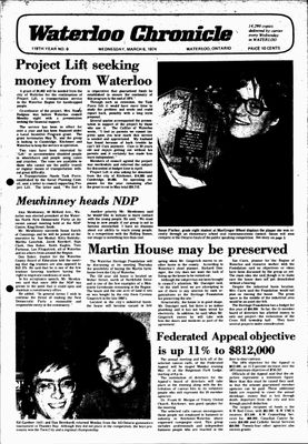 Waterloo Chronicle (Waterloo, On1868), 6 Mar 1974