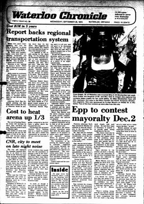 Waterloo Chronicle (Waterloo, On1868), 25 Sep 1974