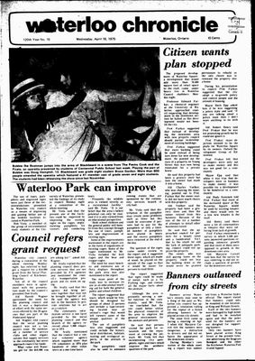 Waterloo Chronicle (Waterloo, On1868), 16 Apr 1975