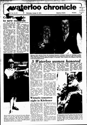 Waterloo Chronicle (Waterloo, On1868), 15 Oct 1975