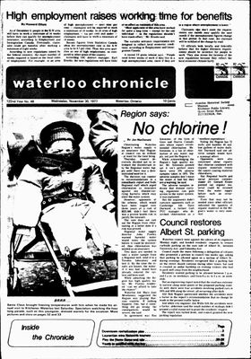 Waterloo Chronicle (Waterloo, On1868), 30 Nov 1977