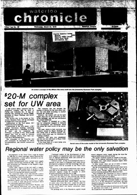 Waterloo Chronicle (Waterloo, On1868), 22 Mar 1978