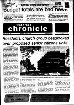 Waterloo Chronicle (Waterloo, On1868), 19 Apr 1978