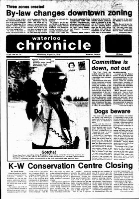 Waterloo Chronicle (Waterloo, On1868), 30 Aug 1978