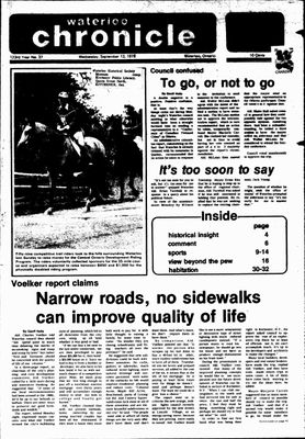 Waterloo Chronicle (Waterloo, On1868), 13 Sep 1978