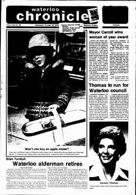 Waterloo Chronicle (Waterloo, On1868), 18 Oct 1978