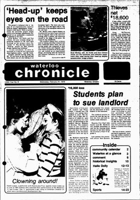 Waterloo Chronicle (Waterloo, On1868), 21 Feb 1979