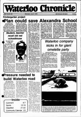 Waterloo Chronicle (Waterloo, On1868), 27 Jun 1979