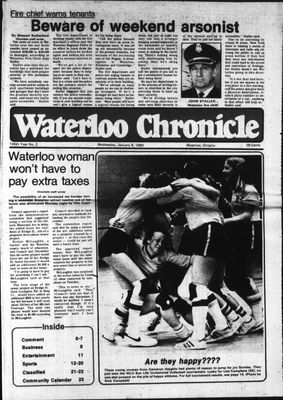 Waterloo Chronicle (Waterloo, On1868), 9 Jan 1980