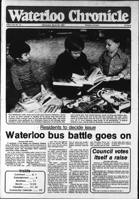 Waterloo Chronicle (Waterloo, On1868), 26 Mar 1980