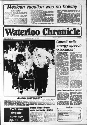 Waterloo Chronicle (Waterloo, On1868), 16 Apr 1980