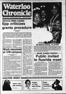 Waterloo Chronicle (Waterloo, On1868), 24 Sep 1980