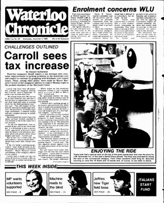 Waterloo Chronicle (Waterloo, On1868), 3 Dec 1980