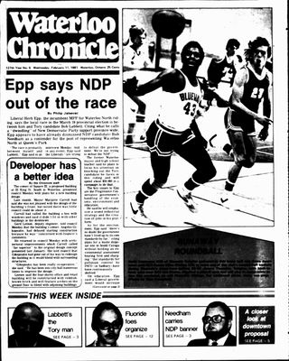 Waterloo Chronicle (Waterloo, On1868), 11 Feb 1981