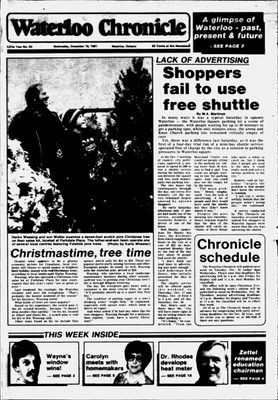 Waterloo Chronicle (Waterloo, On1868), 16 Dec 1981