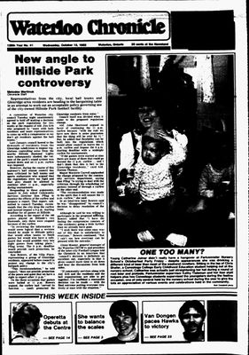 Waterloo Chronicle (Waterloo, On1868), 13 Oct 1982