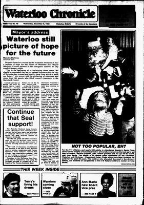 Waterloo Chronicle (Waterloo, On1868), 8 Dec 1982